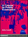 A Course in Public Economics